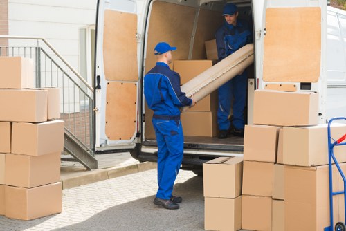 Removal company service homepage illustration