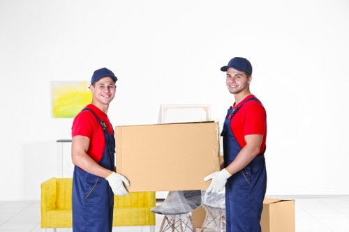SSL-protected removal company checkout showing safe payment processing
