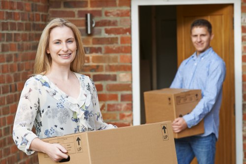 Small removal team handling a relocation