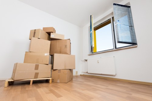 Local movers handling office relocation items in London