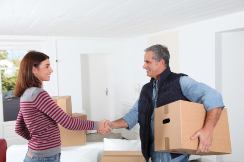 Removal company planning a move with parking and access considerations