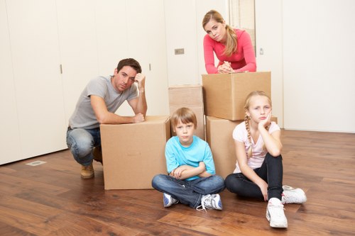Residential removals service for a flat move in London