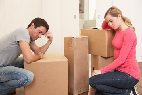 Waste and unwanted items being sorted for lawful disposal