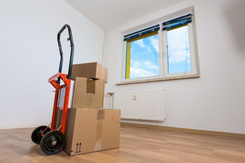Careful furniture loading for a London flat move