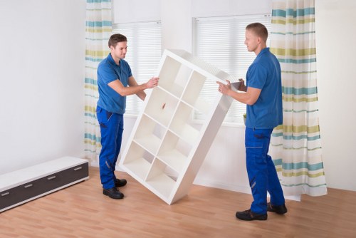 Man with a van helping with furniture collection in London